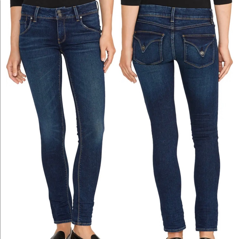 HUDSON Collin Flap Skinny Ankle Jeans